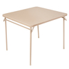 Bridgeport Folding Table, 34" Square, Vinyl Top, Antique Color C696BP14ANT1E